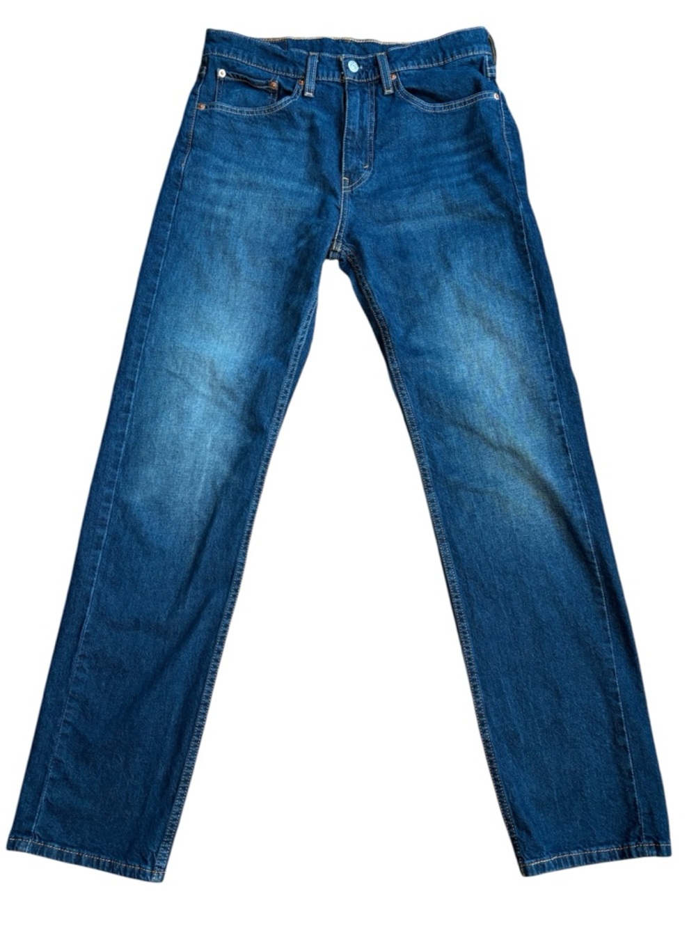 Levi’s blue jeans 505 low stretch dark wash W 32 L 34 like new